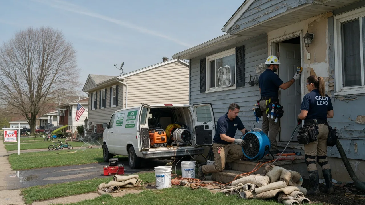 Flood Cleanup in Fayetteville, TX near me